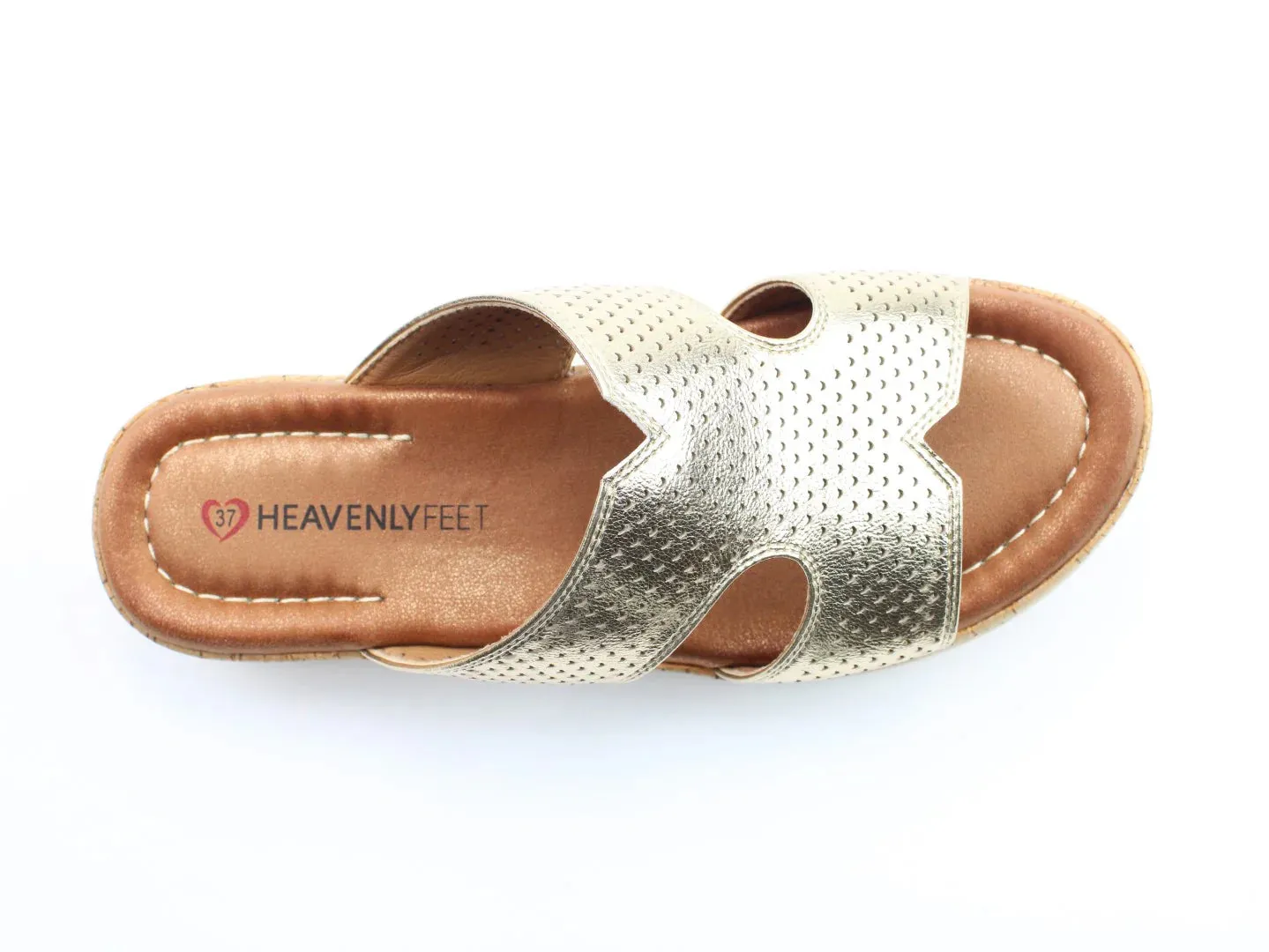 Shayla Sandal - Gold - Heavenly Feet